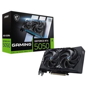 Msi Nvidia Geforce Rtx 5050 8g Gaming Oc, Boost: 22632 Mhz, Cuda 2560 Units, 8gb Gddr6, Hdmi™ X 1 (embargo)