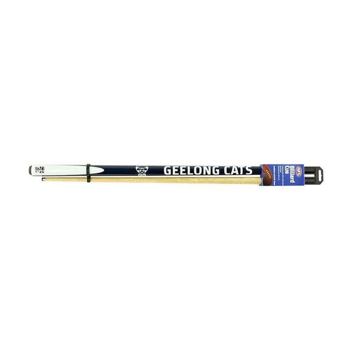 AFL 2-Piece Cue Geelong Ash Shaft 10mm Elkmaster Tip Billiards/Pool