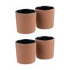 2x 2pc Teaology Cast Iron Heat Retaining Tea Cup Set Serenity Sandstone 120ml