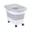 Yes4pets 22l Foldable Pets Dogs Puppy Food Storage Storer Container Wheels