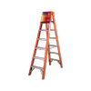 Indalex 2.1m 135kg industrial Fibreglass Tradesman Double Sided Step Ladder