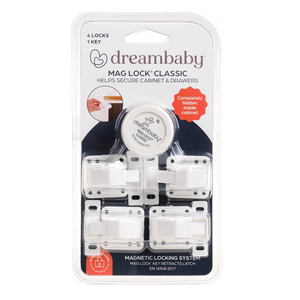 Dreambaby Child Safety Mag Lock 4 Magnetic Lock System With 1 Key
