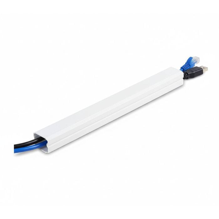 Cord Cover Wall Kit for TV Cables, 94.5in, Paintable, 6x15.7in
