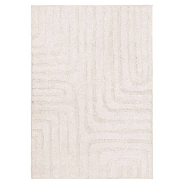 Loopsie-290cm X 200cm-noto Ivory Striped Rug