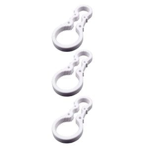 3PK Appetito Rubber Jar Lid Opener Home Kitchen Utensils White