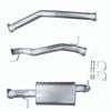 Ignite Exhausts Dpf Back For Volkswagen Amarok 2.0l 3" Muffler Raw Aluminised Steel