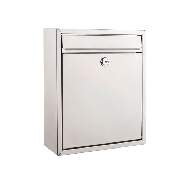 Sandleford Napoli Stainless Steel Wall Mount Letterbox