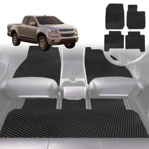 6D Diamond Car Floor Mats for Holden Colorado Ute 2008-2012-Outback GT