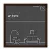 Impact Merch Classic Art Frame Rectangle 60x60cm - Rustic Oak