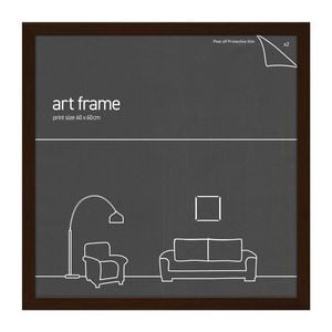 Impact Merch Classic Art Frame Rectangle 60x60cm - Rustic Oak