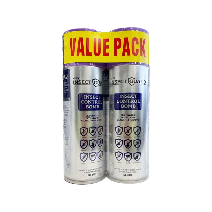 Kiwicare Insect Guard Control Bomb 125g 2 Pack