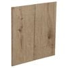 Kaboodle Spiced Oak Modern Corner Base Cabinet Doors - 2 Pack
