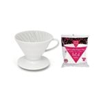 Hario V60 - 02 Coffee Dripper With 100 Filter Papers