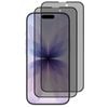 2 Pack MEZON Apple iPhone 17 (6.3") Privacy Anti-Spy Fingerprint Unlock Tempered Glass