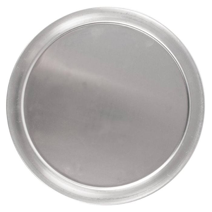 Vogue Pizza Tray Wide Rim Aluminium 355mm Commercial Kitchen Baking