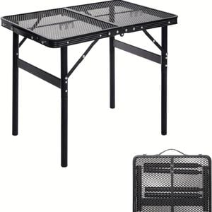 Folding Table With Adjustable Height