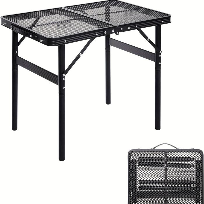 Folding Table With Adjustable Height