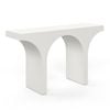 Arcus 140cm Cream Putty Concrete Console Table