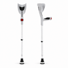 Altus Premium Ergonomic Adjustable Forearm Elbow Crutches - Grey