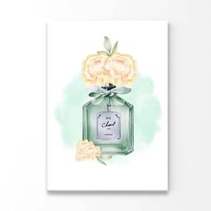 Green Luxury Perfume Print 100% Australian Made 60 x 90cm (Acrylic)