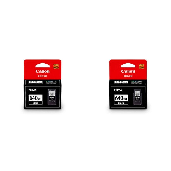 2PK Canon Pixma PG640XXL Ink Cartridge 600 Page Yield - Black