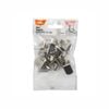 Taskmaster 6mm Pin Nickel Plated Metal Shelf Supports - 12 Pack