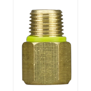 Powerfit Air Tool Accessory 1/4" Male NPT to Female BSP Brass