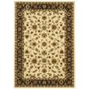Iconic 1 Ivory Black 230x160cm Rug