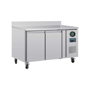 Polar U-series 2 Door Counter Freezer With Upstand 282ltr - Under Bench Freezers (dl916-a)