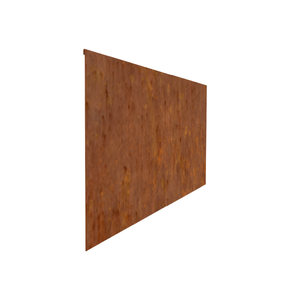 TerraForm Edging 580mmH x 2440mmW  2.5mm Gauge Corten Steel Garden Edge