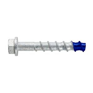 DeWALT 10 x 100mm Blue Tip Galvanised Hex Screw Bolt - 4 Pack