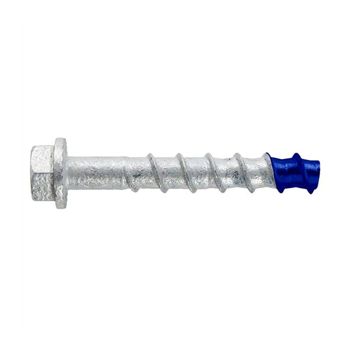 DeWALT 10 x 100mm Blue Tip Galvanised Hex Screw Bolt - 4 Pack
