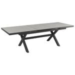 FurnitureOkay Mosman Ceramic Outdoor Extendable Dining Table (200/260x100cm) - Charcoal