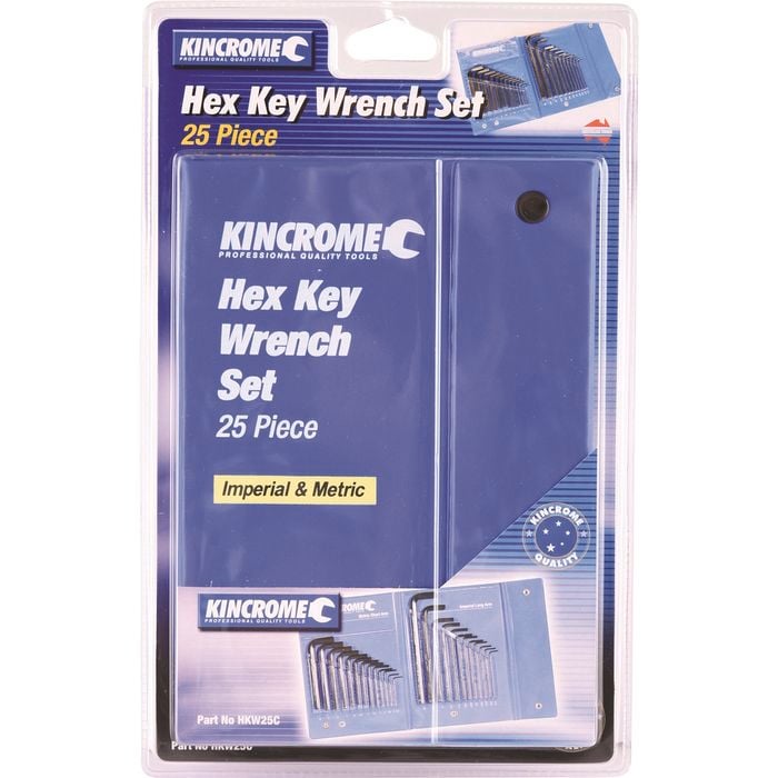 Kincrome Hex Key Set 25pc