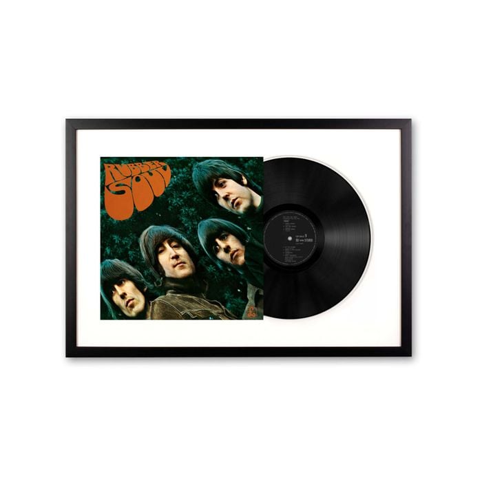 Framed The Beatles Rubber Soul - Vinyl Album Art