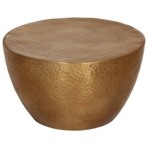 vidaXL Coffee Table Side Sofa Tea Table Living Room Hammered Aluminium Brass