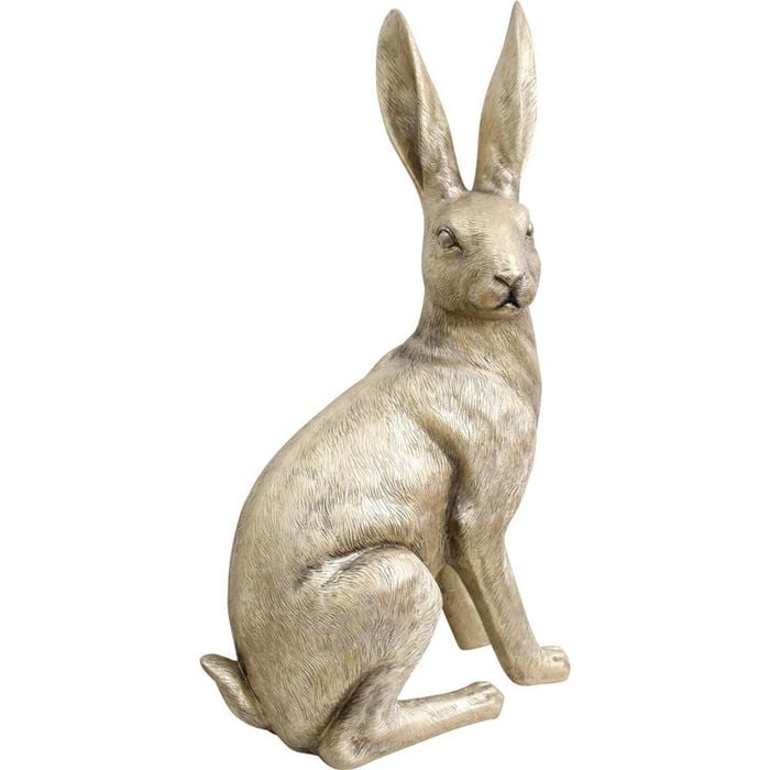 LVD Hare Resin Figurine Ornament Display Decor XL - Champagne