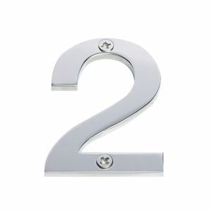 Sandleford 60mm Stainless Steel House Number 2
