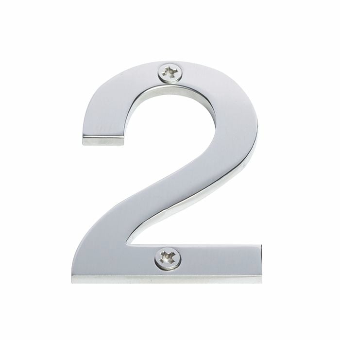 Sandleford 60mm Stainless Steel House Number 2