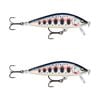 2x Rapala 3.5cm Countdown Sinking Hardbody Balsa Fishing Lures - Gilded Yamame