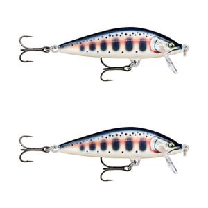 2x Rapala 3.5cm Countdown Sinking Hardbody Balsa Fishing Lures - Gilded Yamame