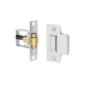 Lockwood Satin Chrome Symmetry Roller Bolt