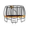 Kahuna Trampoline 12 Ft With Basketball Set - Orange