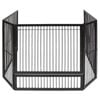 Scandia Heater Guard With Door - Black Small