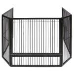 Scandia Heater Guard With Door - Black Small
