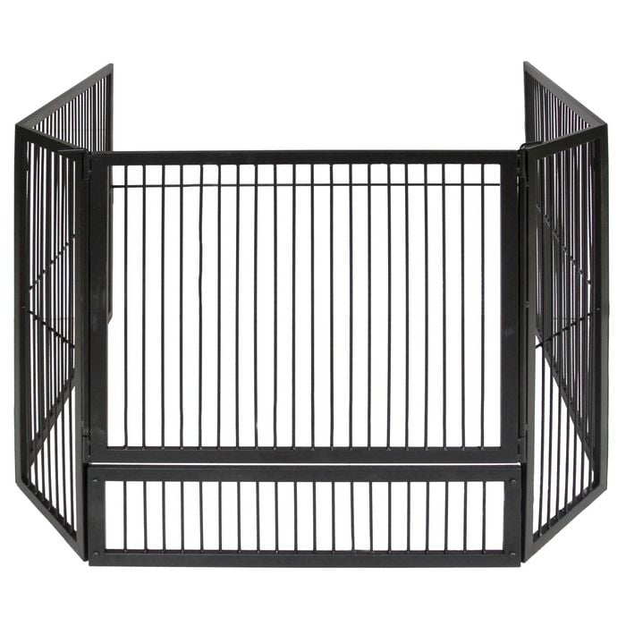 Scandia Heater Guard With Door - Black Small