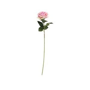 UN-REAL 75cm Pink Velvet Rose Artificial Flower - Pink