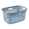 EzyStorage 63L Faded Denim Fleur Laundry Basket