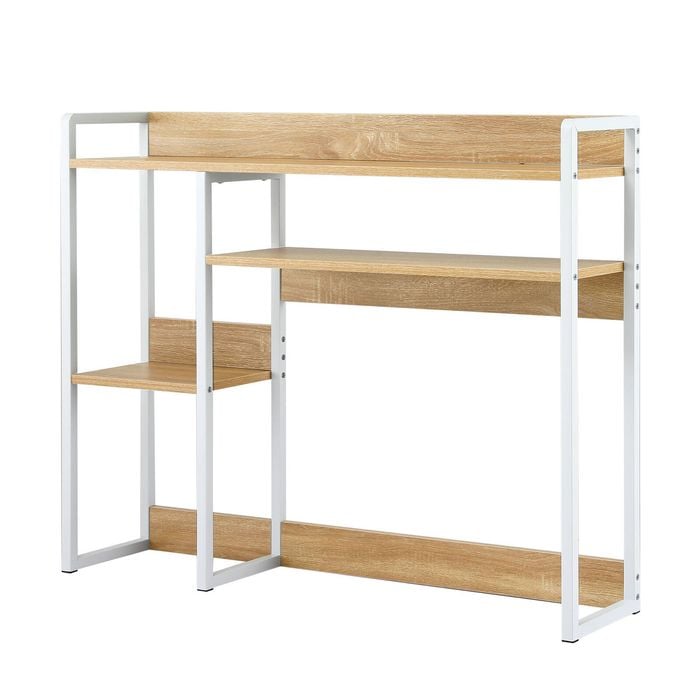 Artist 2-Tier Desk Bookshelf Organizer 24cm Depth Asymmetrical