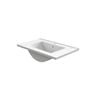 Stein 750mm White Polymarble Top With Single Basin